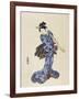 Shakuhachi-Toyokuni-Framed Giclee Print