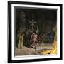Shalako Leading a Ceremony at Night, Zuni Pueblo, New Mexico, 1800s-null-Framed Giclee Print