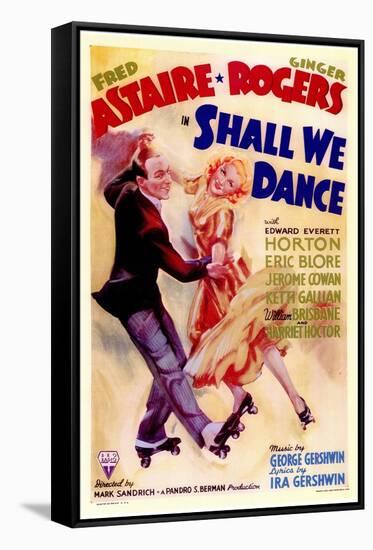 Shall We Dance, 1937-null-Framed Stretched Canvas