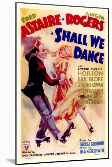 Shall We Dance, 1937-null-Mounted Art Print