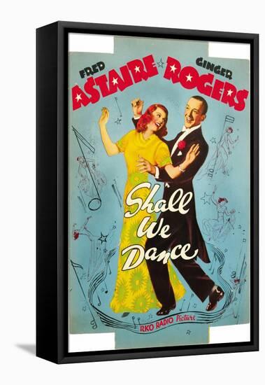 Shall We Dance, 1937-null-Framed Stretched Canvas