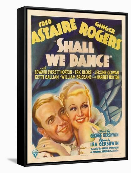 Shall We Dance, 1937-null-Framed Stretched Canvas