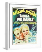 Shall We Dance?, Fred Astaire, Ginger Rogers, 1937-null-Framed Art Print