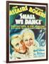 Shall We Dance?, Fred Astaire, Ginger Rogers, 1937-null-Framed Art Print