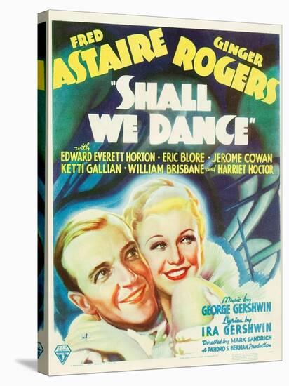 Shall We Dance?, Fred Astaire, Ginger Rogers, 1937-null-Stretched Canvas