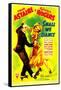 Shall We Dance?, Fred Astaire, Ginger Rogers on Midget Window Card, 1937-null-Framed Stretched Canvas