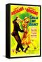 SHALL WE DANCE?, from left: Fred Astaire, Ginger Rogers on midget window card, 1937-null-Framed Stretched Canvas
