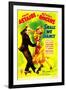 SHALL WE DANCE?, from left: Fred Astaire, Ginger Rogers on midget window card, 1937-null-Framed Art Print