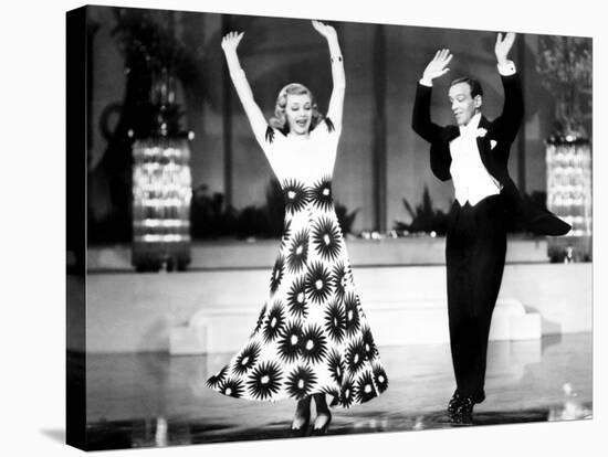 Shall We Dance, Ginger Rogers, Fred Astaire, 1937-null-Stretched Canvas