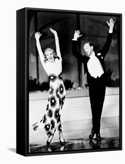 Shall We Dance, Ginger Rogers, Fred Astaire, 1937-null-Framed Stretched Canvas