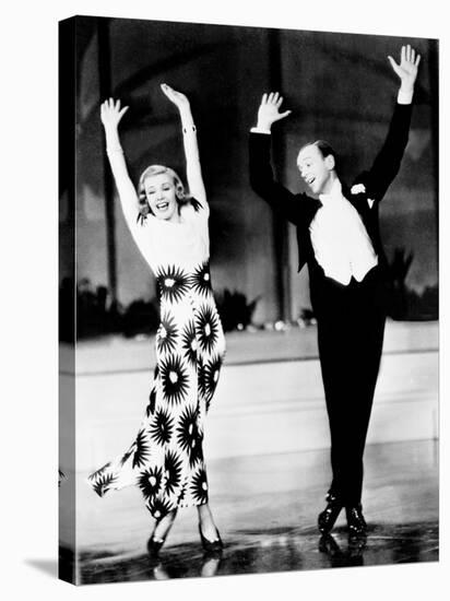 Shall We Dance, Ginger Rogers, Fred Astaire, 1937-null-Stretched Canvas