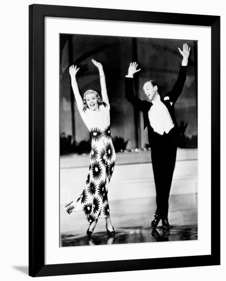 Shall We Dance, Ginger Rogers, Fred Astaire, 1937-null-Framed Photo