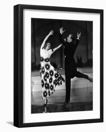 Shall We Dance, Ginger Rogers, Fred Astaire, 1937-null-Framed Photo