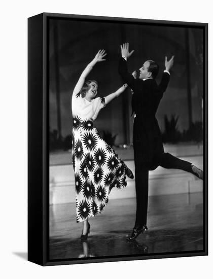 Shall We Dance, Ginger Rogers, Fred Astaire, 1937-null-Framed Stretched Canvas