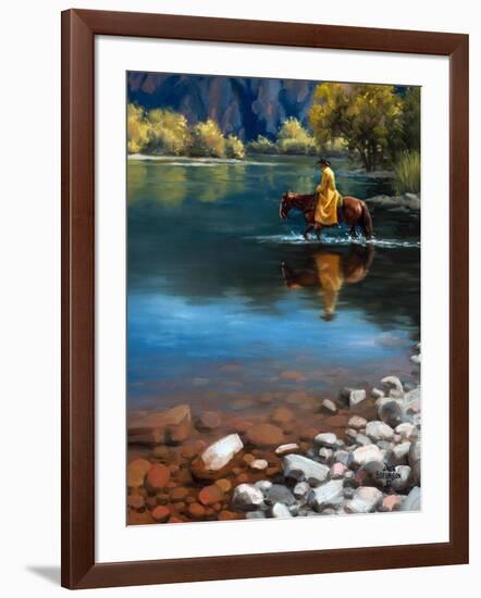 Shallow Crossing-Jack Sorenson-Framed Art Print