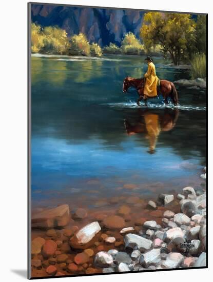 Shallow Crossing-Jack Sorenson-Mounted Art Print