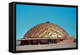 Shallow Geodesic Dome Structure-null-Framed Stretched Canvas