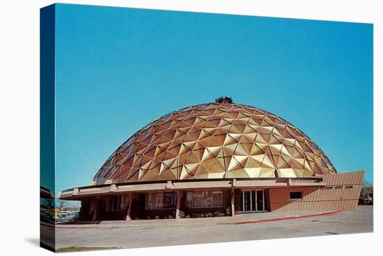 Shallow Geodesic Dome Structure-null-Stretched Canvas