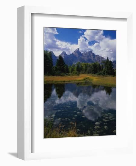 Shallow Pond Near Teton Range-James Randklev-Framed Photographic Print