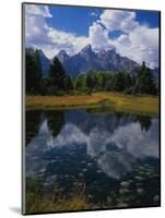 Shallow Pond Near Teton Range-James Randklev-Mounted Photographic Print