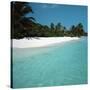 Shallow Water Near a Tropical Beach-null-Stretched Canvas