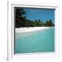 Shallow Water Near a Tropical Beach-null-Framed Photographic Print