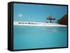 Shallow Water Near Beach-null-Framed Stretched Canvas