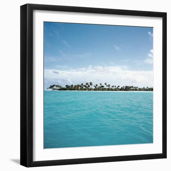 Shallow Water Near Tropical Island-null-Framed Photographic Print