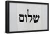 Shalom (Peace) Art Poster Print-null-Framed Poster