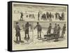 Sham-Fight on Snow-Shoes Near Quebec, Canada-Joseph Nash-Framed Stretched Canvas