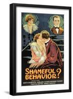 Shameful Behavior?-null-Framed Art Print