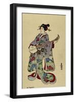 Shamisen-Utagawa Toyokuni-Framed Giclee Print