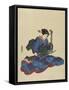 Shamisen-Toyokuni-Framed Stretched Canvas