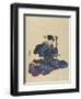 Shamisen-Toyokuni-Framed Giclee Print