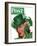 "Shamrock Chapeau," Saturday Evening Post Cover, March 20, 1943-Charles Kaiser-Framed Giclee Print