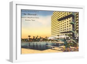 Shamrock Hotel, Houston, Texas-null-Framed Art Print