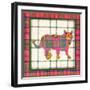 Shamrock Plaid Pattern-David Sheskin-Framed Giclee Print