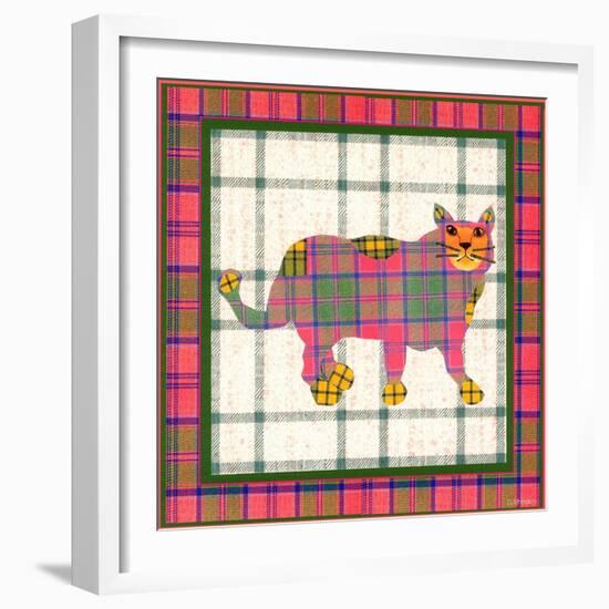 Shamrock Plaid Pattern-David Sheskin-Framed Giclee Print