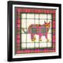 Shamrock Plaid Pattern-David Sheskin-Framed Giclee Print