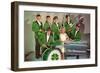 Shamrock, Sixties High School Rock Band-null-Framed Art Print