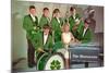 Shamrock, Sixties High School Rock Band-null-Mounted Art Print