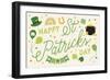 Shamrock Wishes I Light-Laura Marshall-Framed Art Print