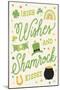 Shamrock Wishes II Light-Laura Marshall-Mounted Art Print