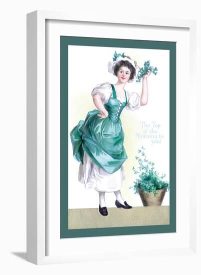 Shamrocks For You-null-Framed Art Print