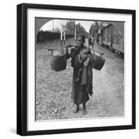 Shan Woman and Child, Upper Burma, 1908-null-Framed Photographic Print