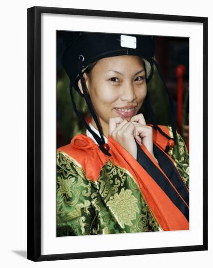 Shandong Province, Qufu City, International Confucius Cultural Festival, China-Christian Kober-Framed Photographic Print