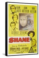 Shane, 1953, Directed by George Stevens-null-Framed Stretched Canvas
