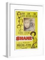 Shane, 1953, Directed by George Stevens-null-Framed Giclee Print