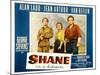 Shane, Alan Ladd, Jean Arthur, Van Heflin, 1953-null-Mounted Art Print