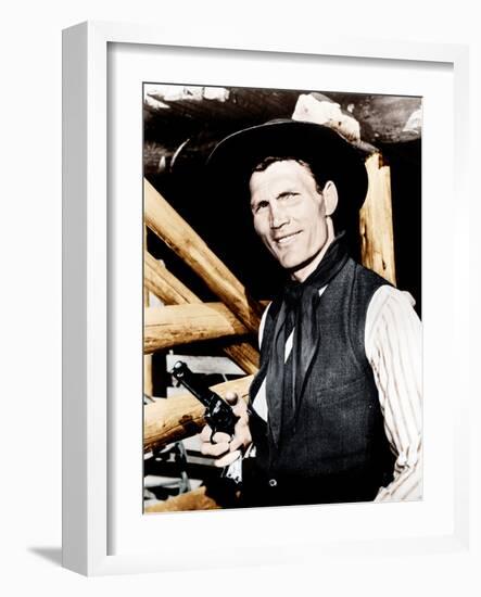 Shane, Jack Palance, 1953-null-Framed Photo